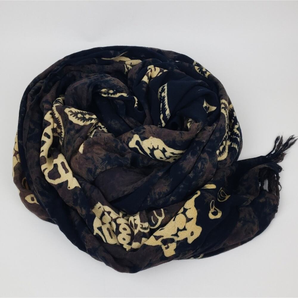 Sarong | Turtle Starfish Hibiscus Print